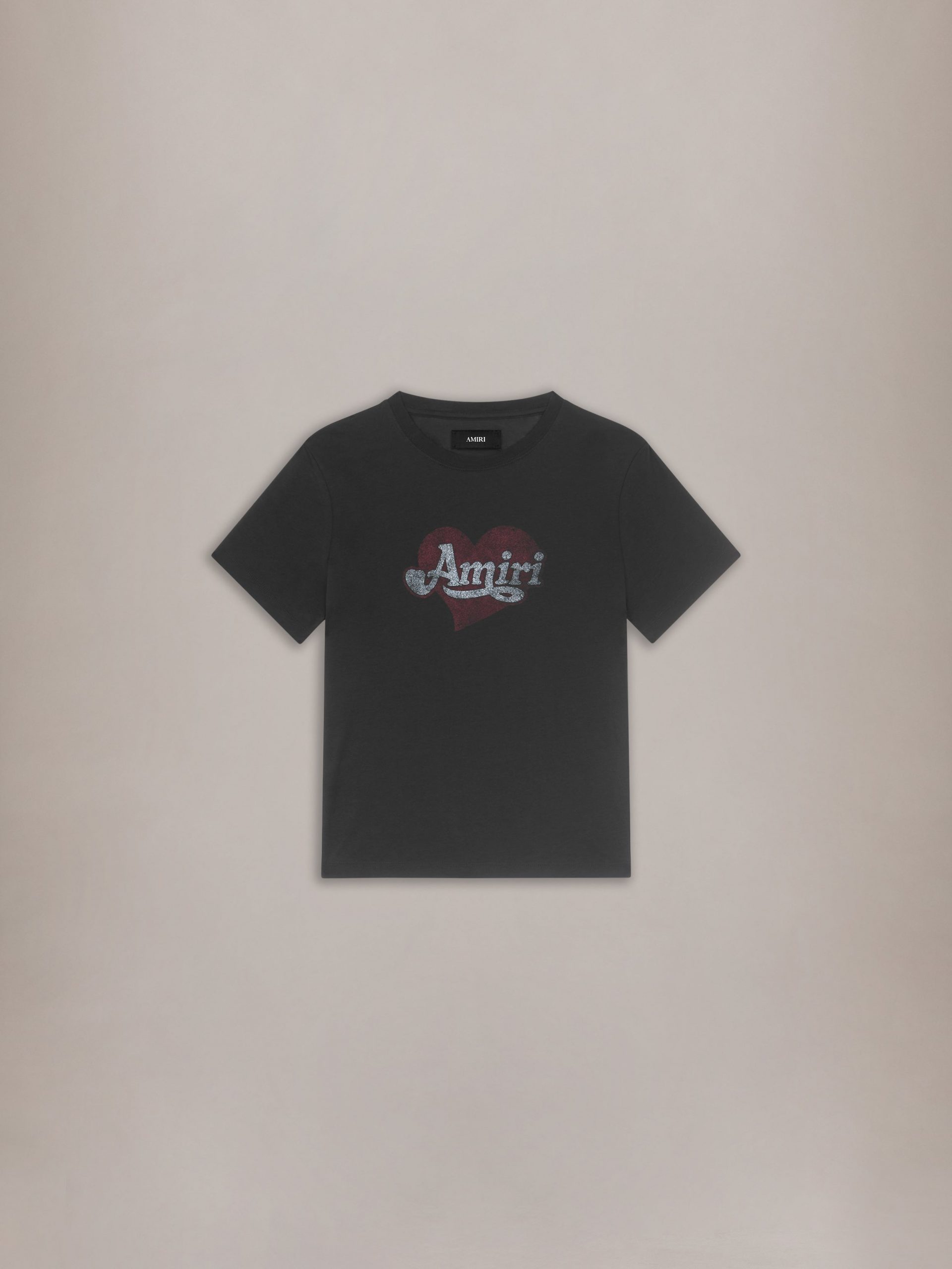 WOMEN - WOMEN'S AMIRI HEART TEE - Black