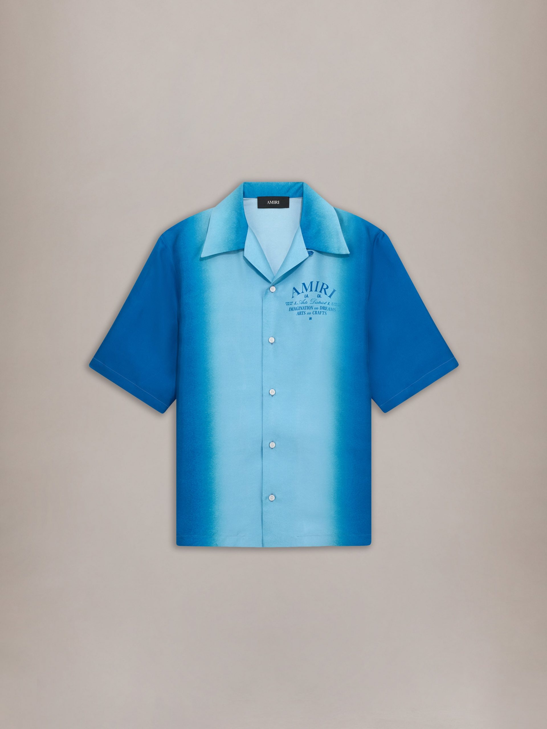 Amiri ARTS DISTRICT CAMP SHIRT - Sapphire