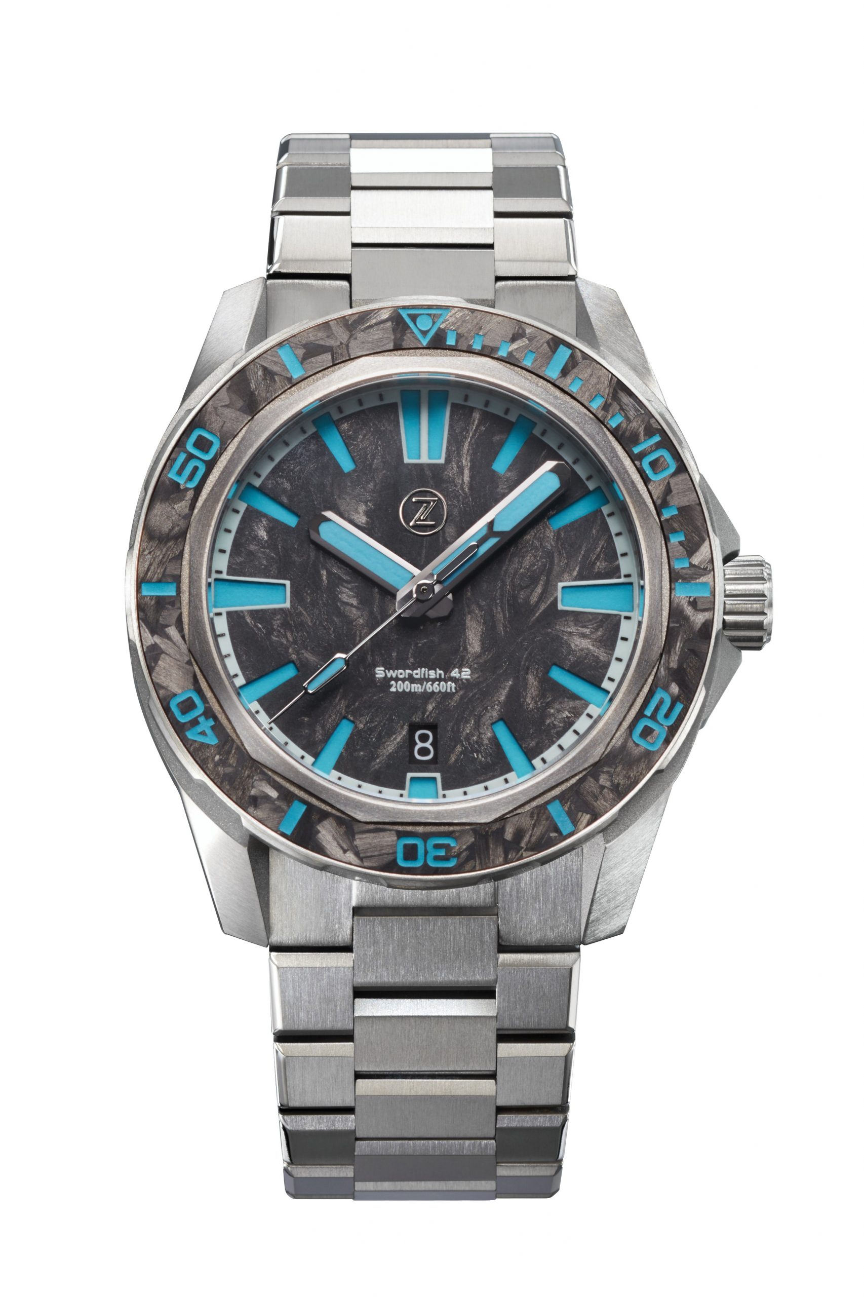 Zelos Swordfish 42mm Ti 'Carbon'
