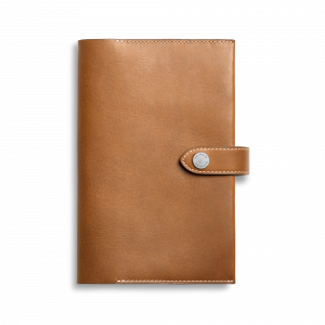 Shinola Medium Snap Journal Cover - Tan Vachetta