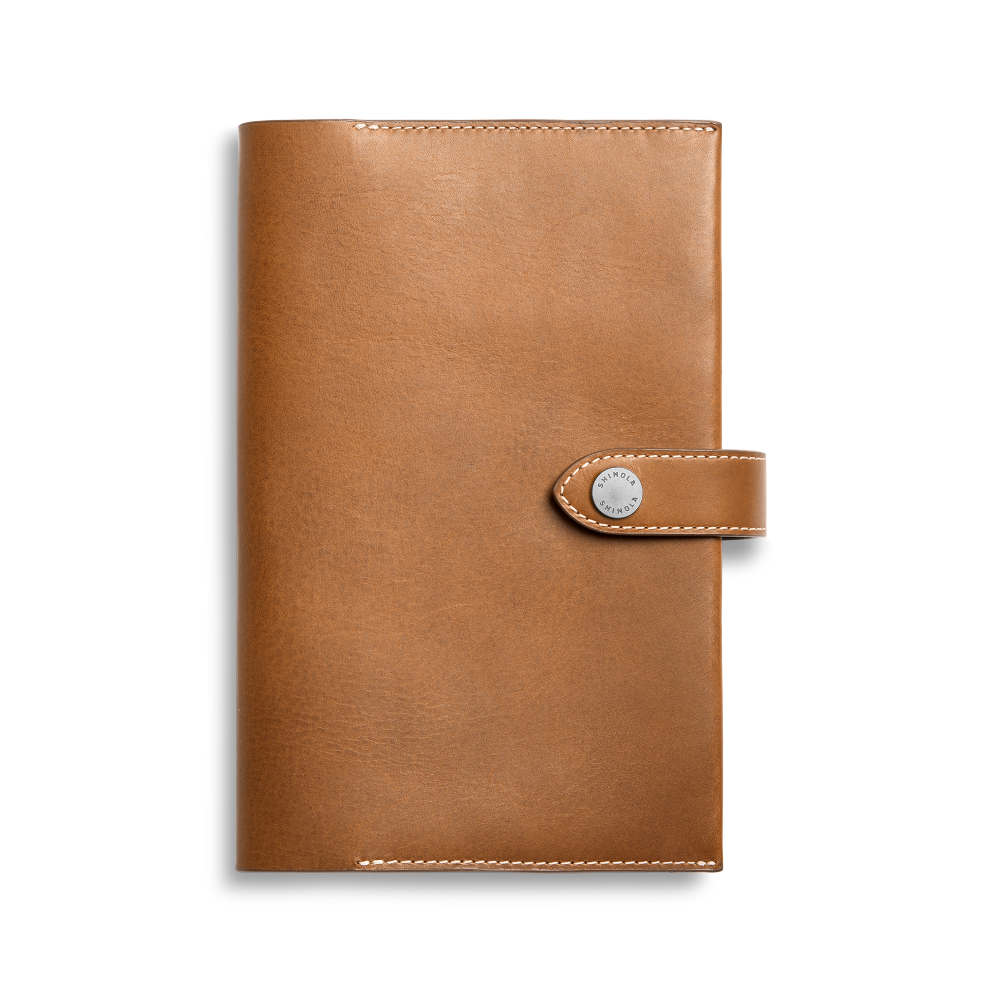 Shinola Medium Snap Journal Cover - Tan Vachetta
