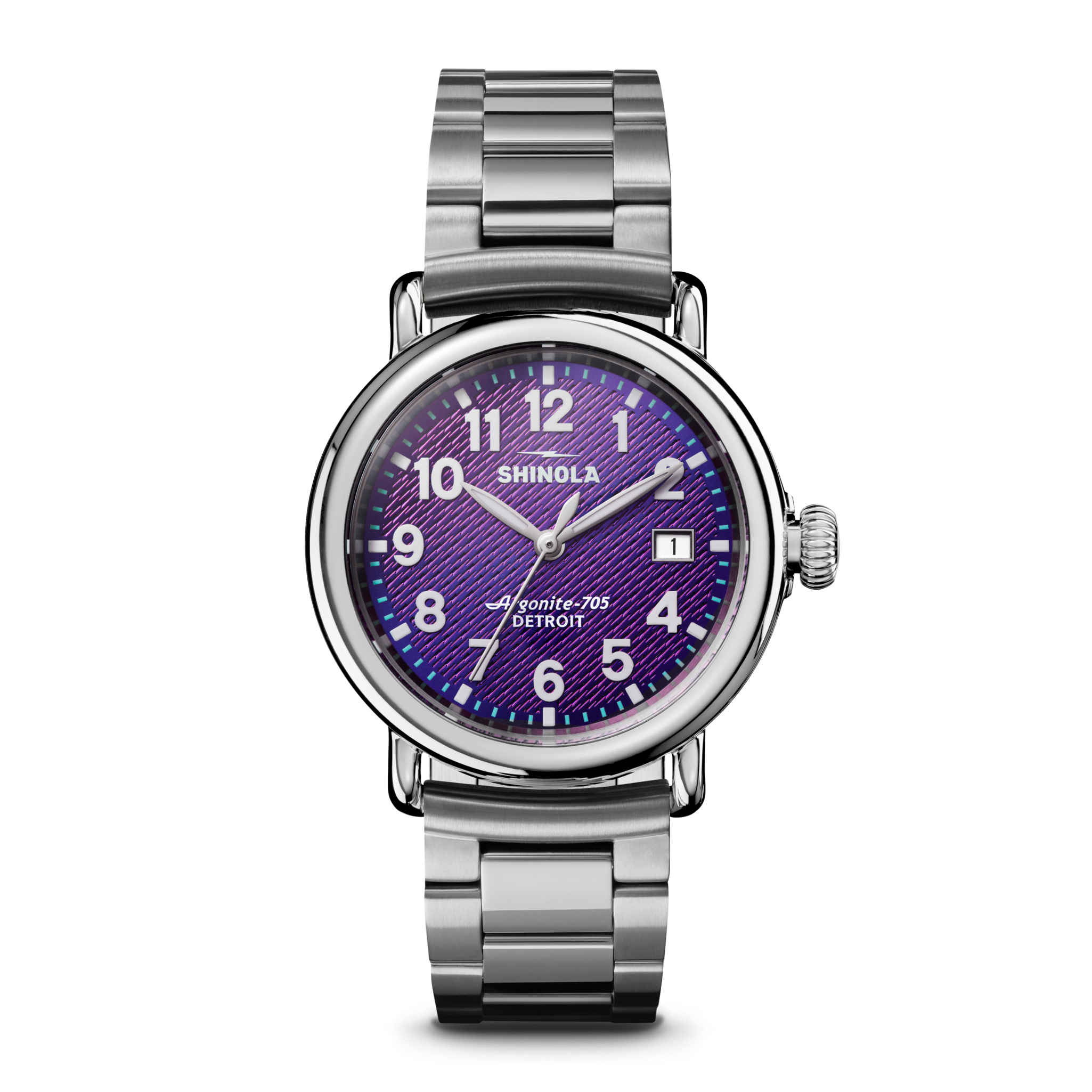 Shinola Runwell Watch - Silicon Purple