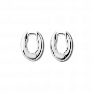 Shinola Signature Chubby Huggie Earrings - Sterling Silver