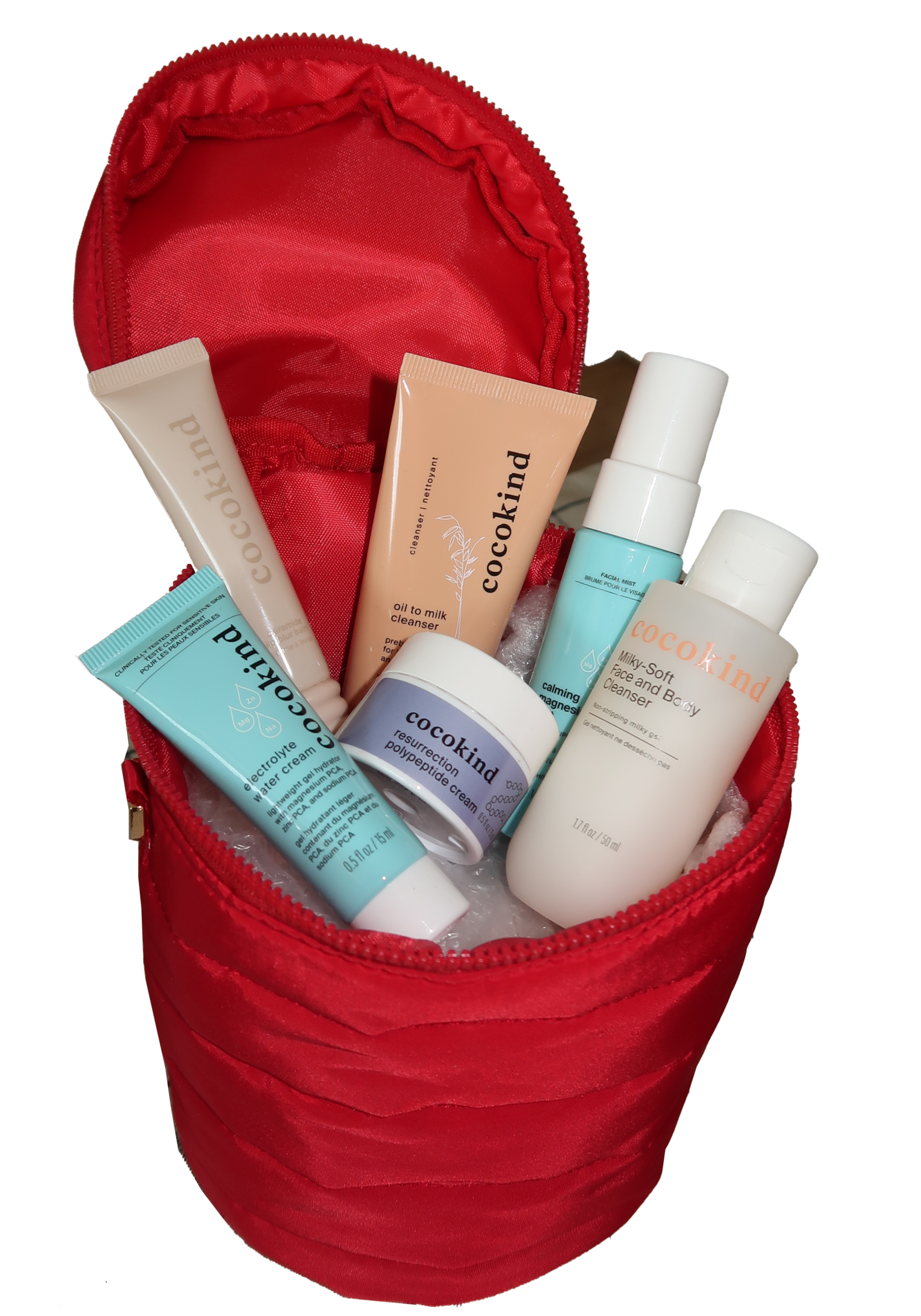 Cocokind bluree beauty bag bundle