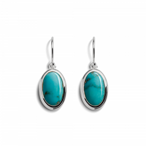 Shinola Heirloom Drop Turquoise Earrings