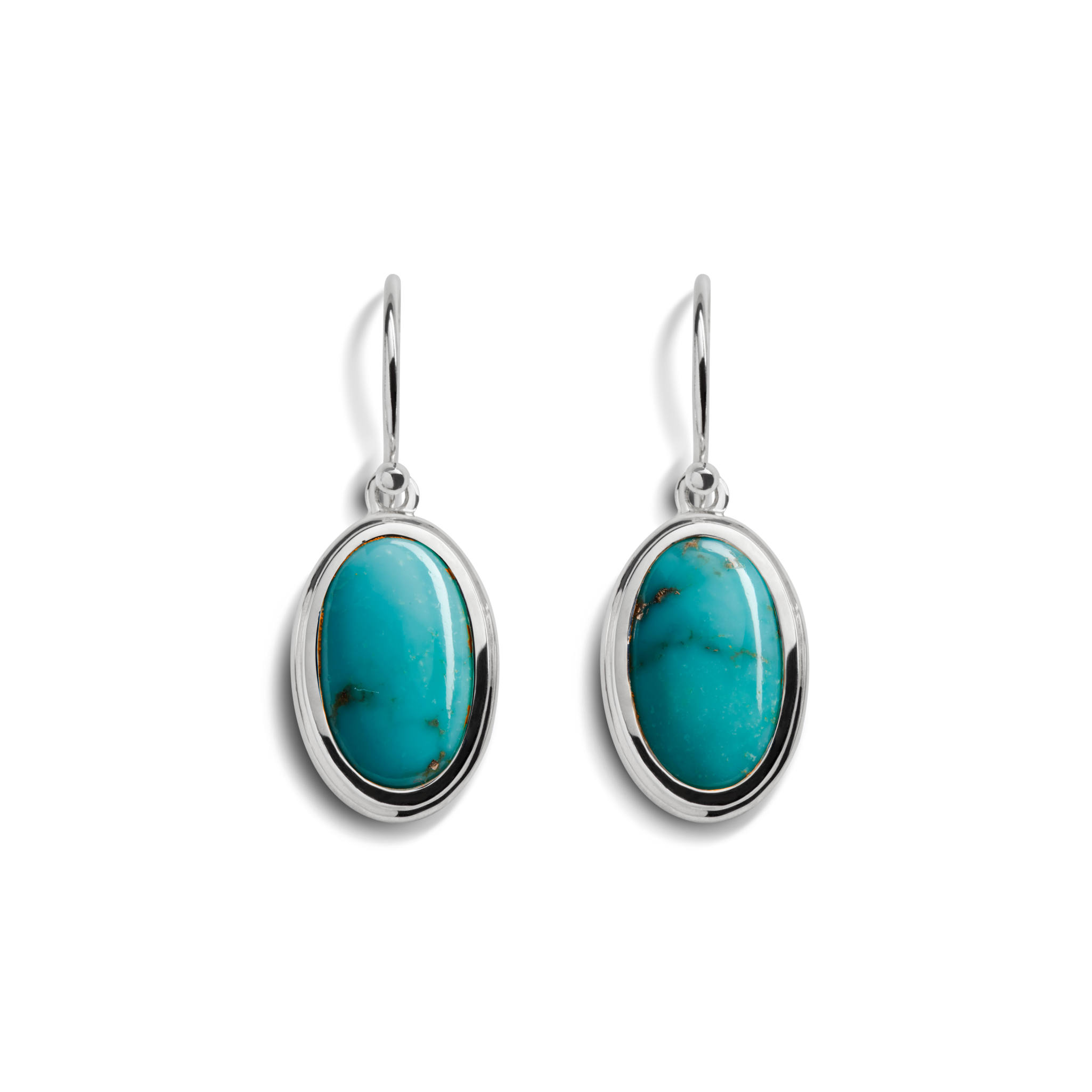 Shinola Heirloom Drop Turquoise Earrings