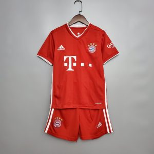 E Jerseys Bayern Munich Home Kids Shirt 20/21