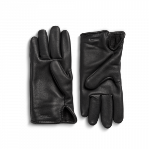 Shinola Lined Leather Gloves - Black