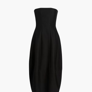 Khaite Stela Dress in Black