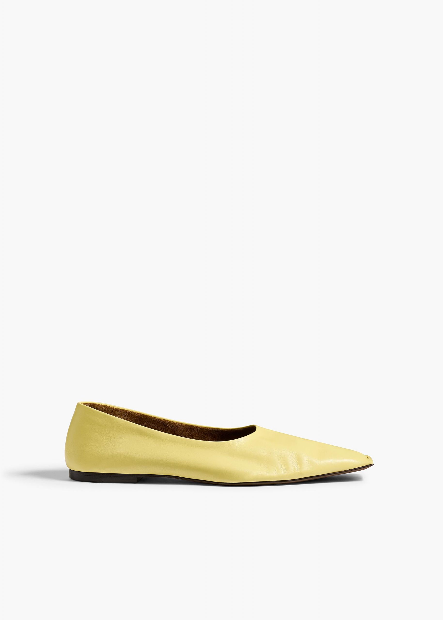 Khaite Marlene Ballerina in Pale Yellow