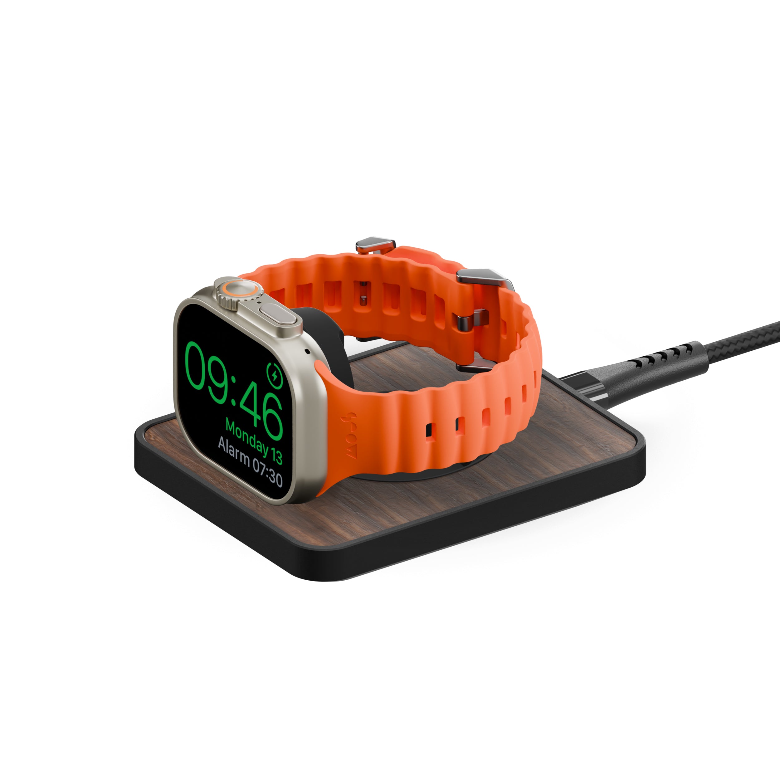 Mous Walnut Wireless Apple Watch® Charger