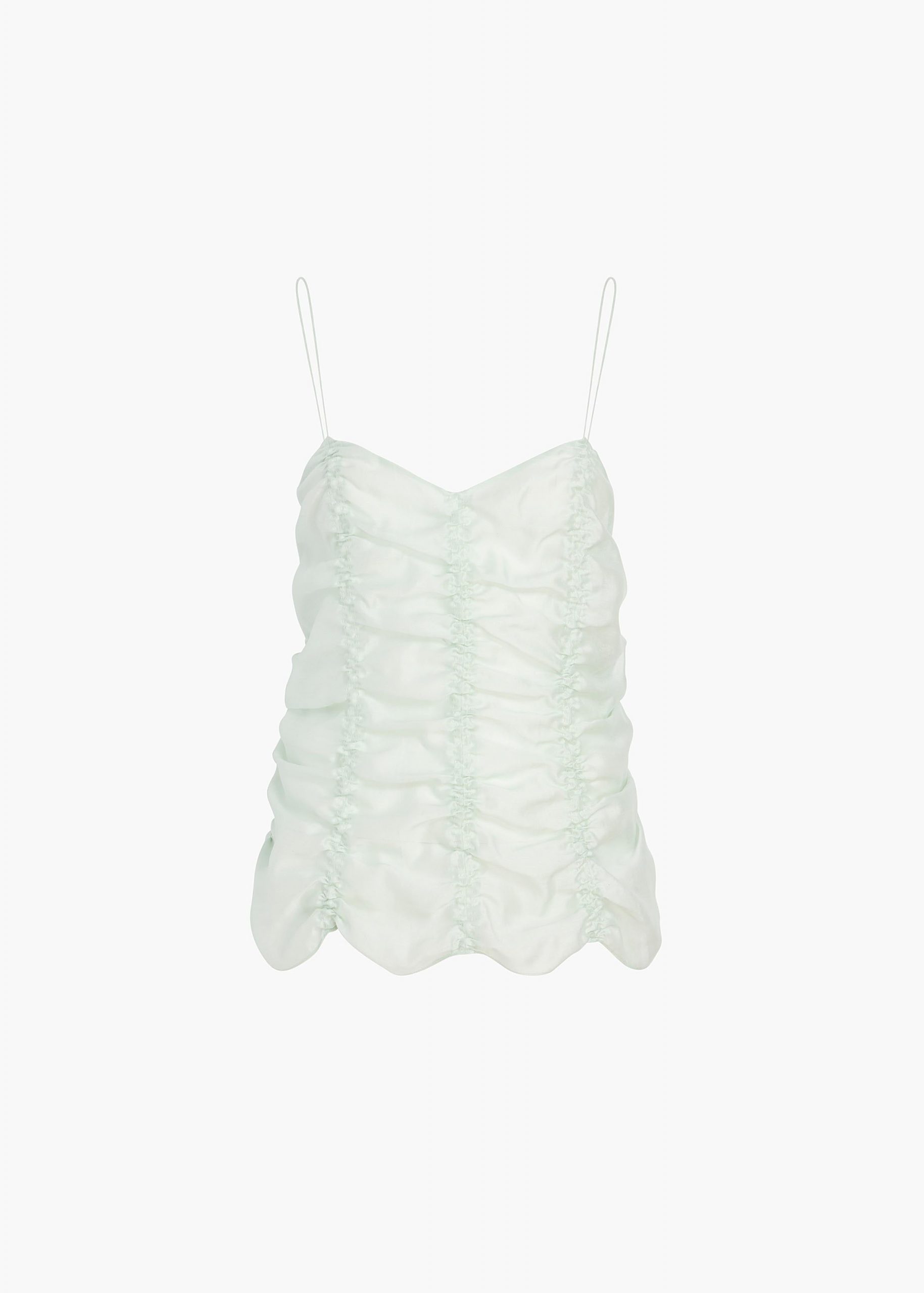 Khaite Inara Top in Ice Green