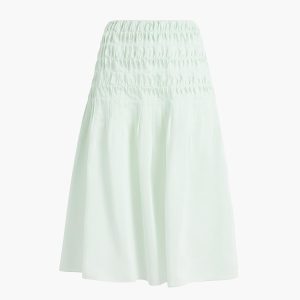 Khaite Florence Skirt in Ice Green