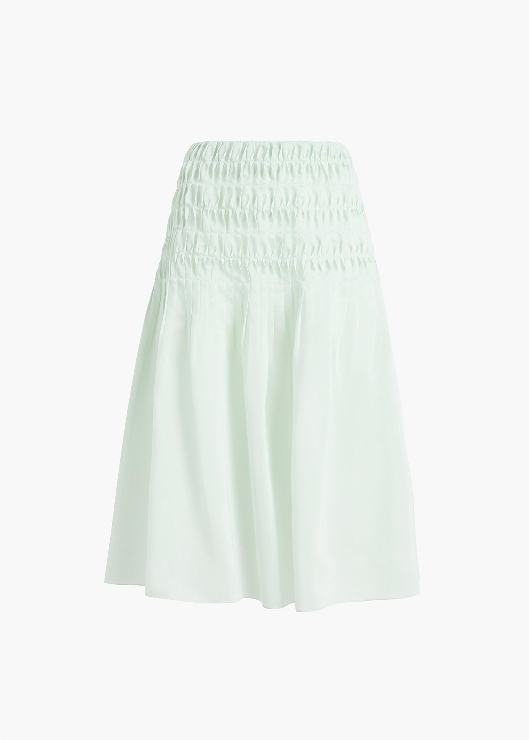 Khaite Florence Skirt in Ice Green