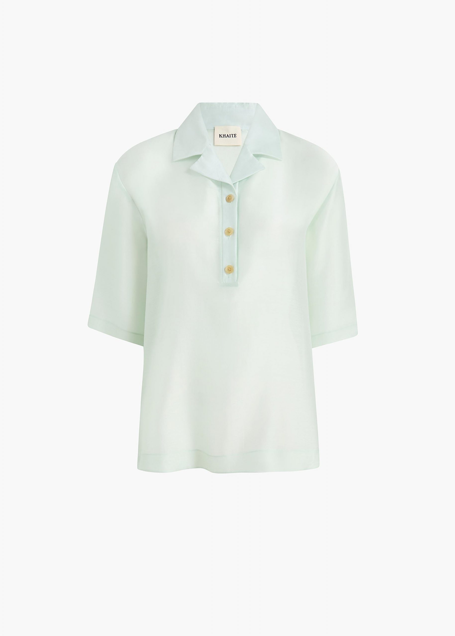 Khaite Loucin Top in Ice Green