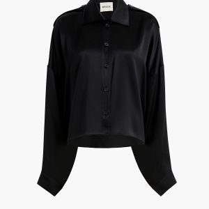 Khaite Bodine Top in Black Silk