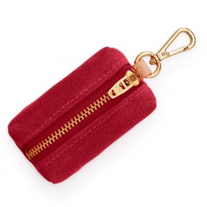The Foggy Dog Wine Waxed Canvas Waste Bag Holder