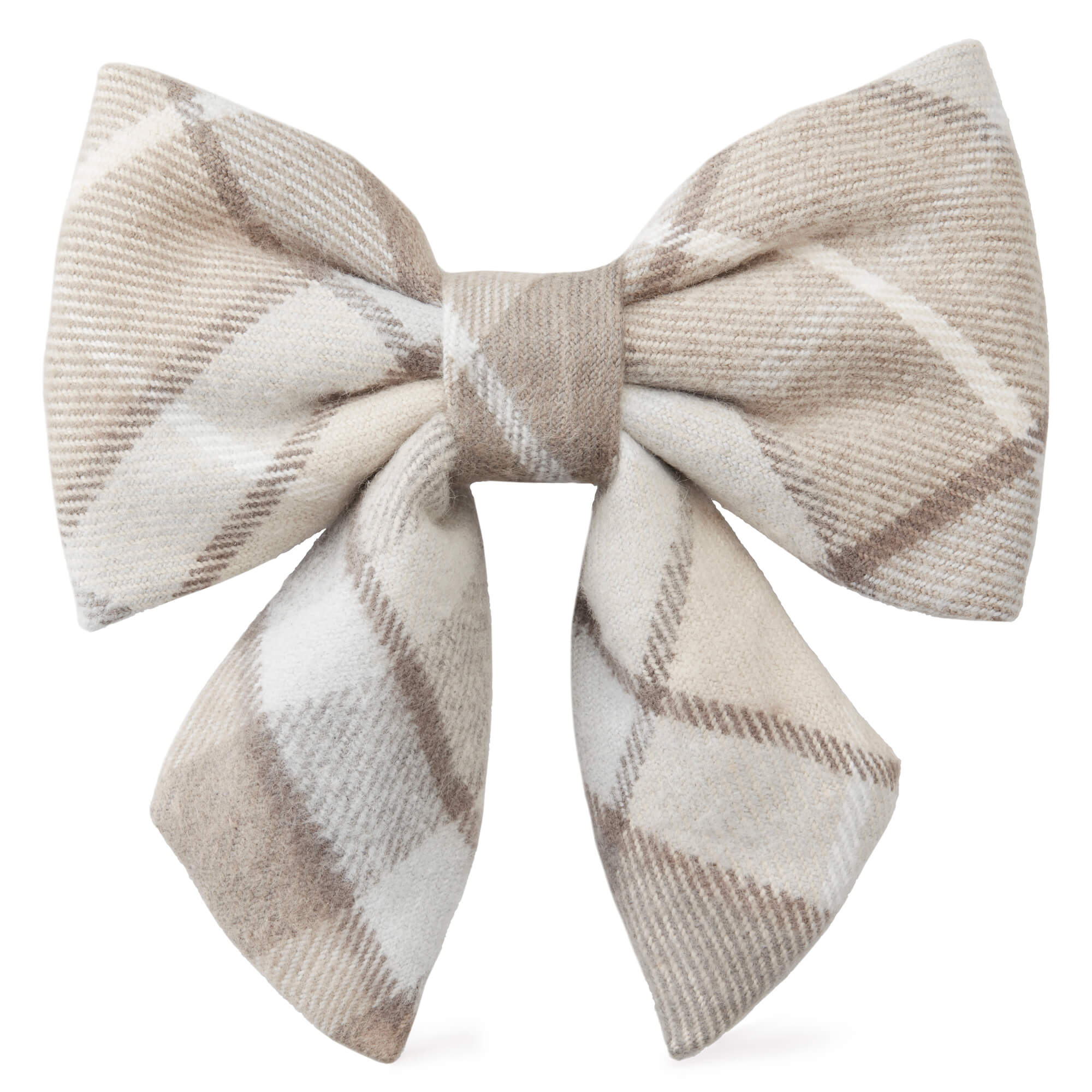 The Foggy Dog Andover Plaid Flannel Lady Dog Bow