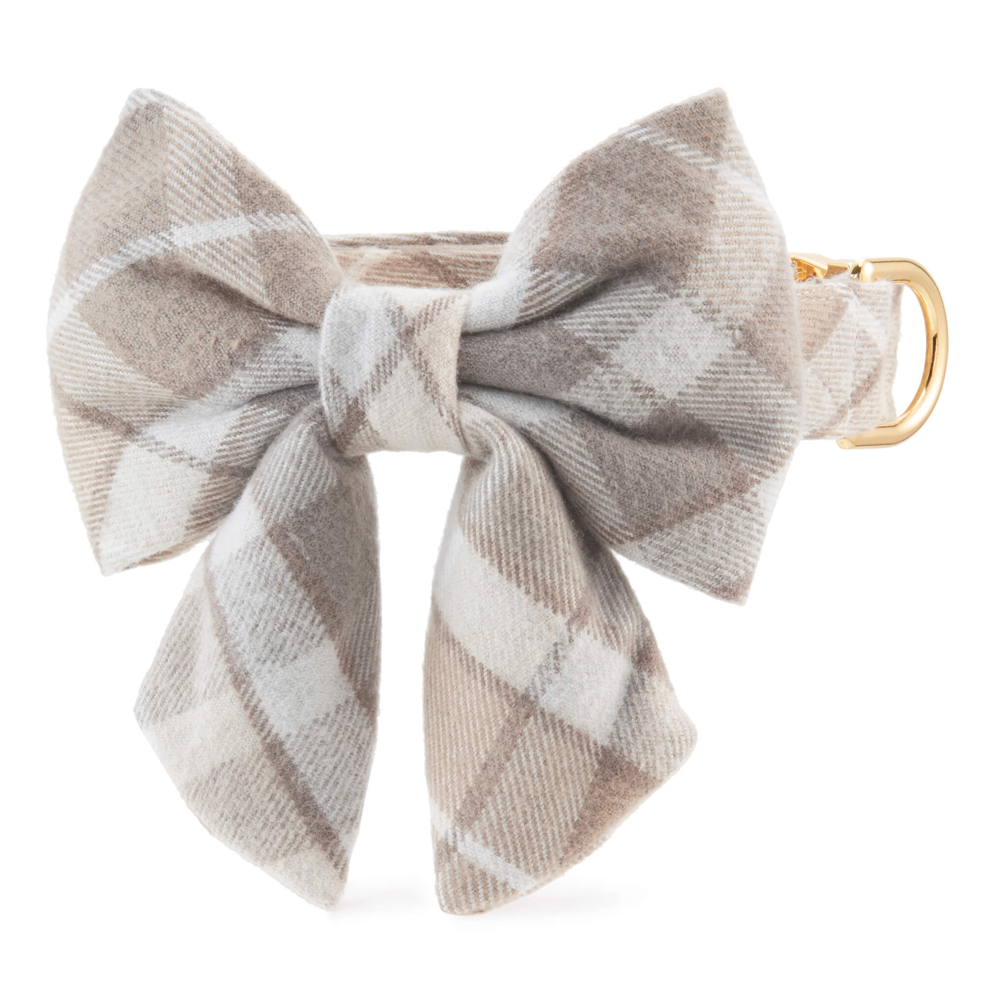 The Foggy Dog Andover Plaid Flannel Lady Bow Collar