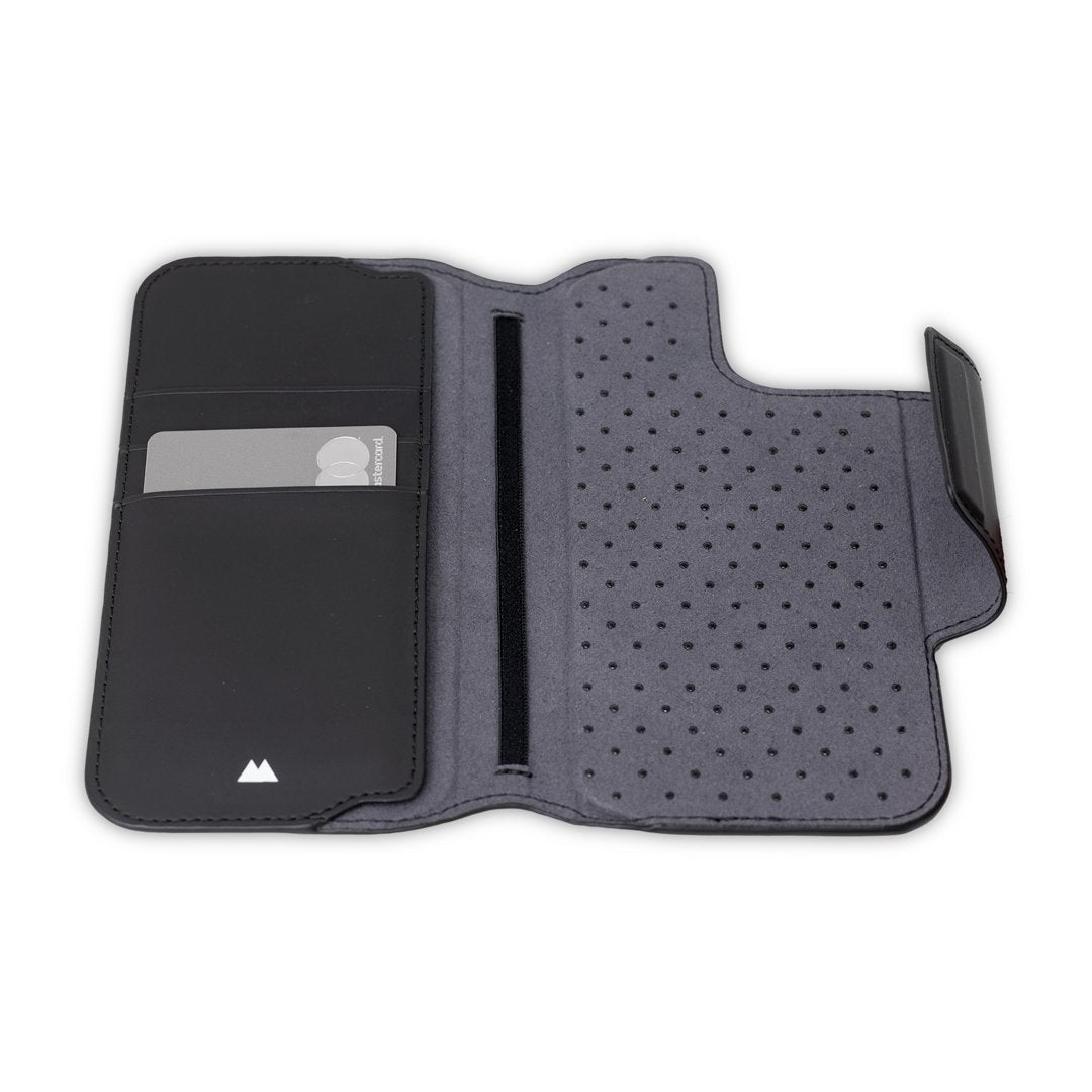 Mous Black Flip Wallet