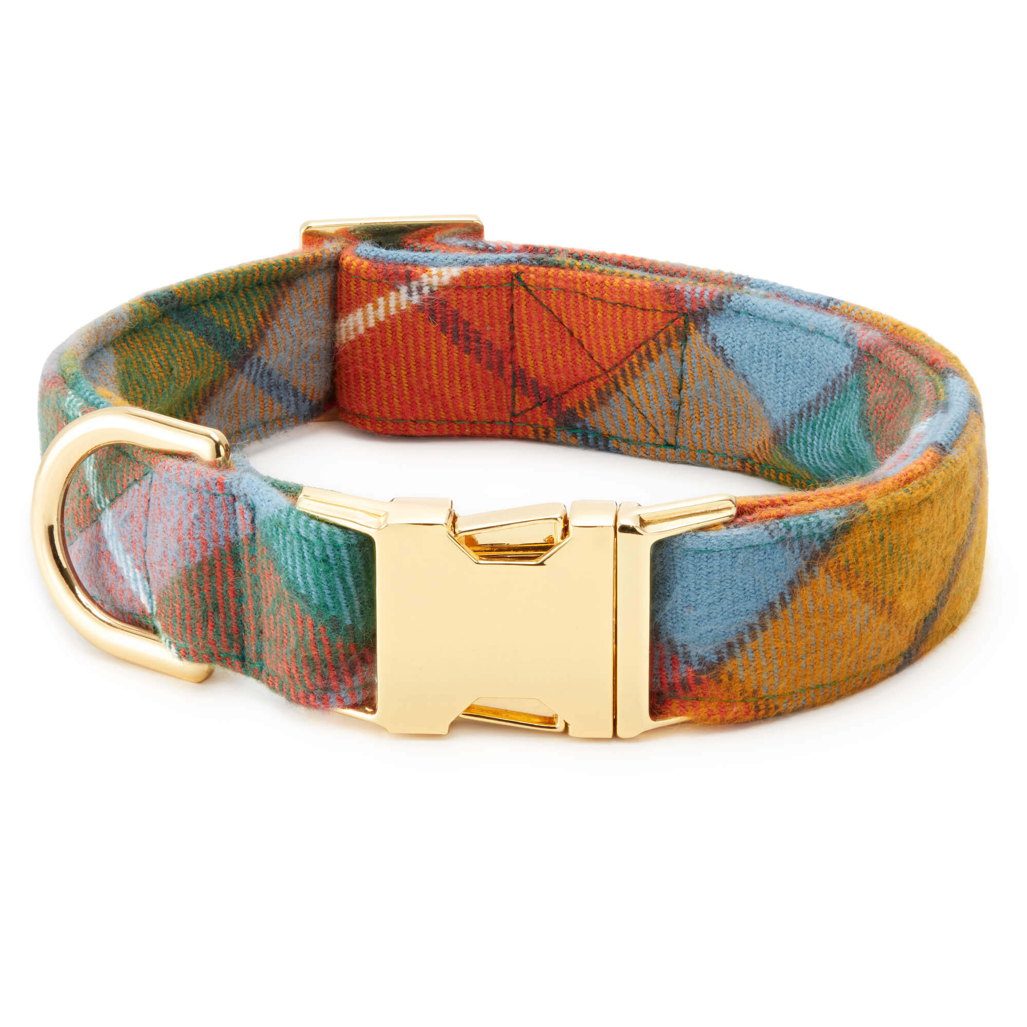 The Foggy Dog Buchanan Plaid Flannel Dog Collar