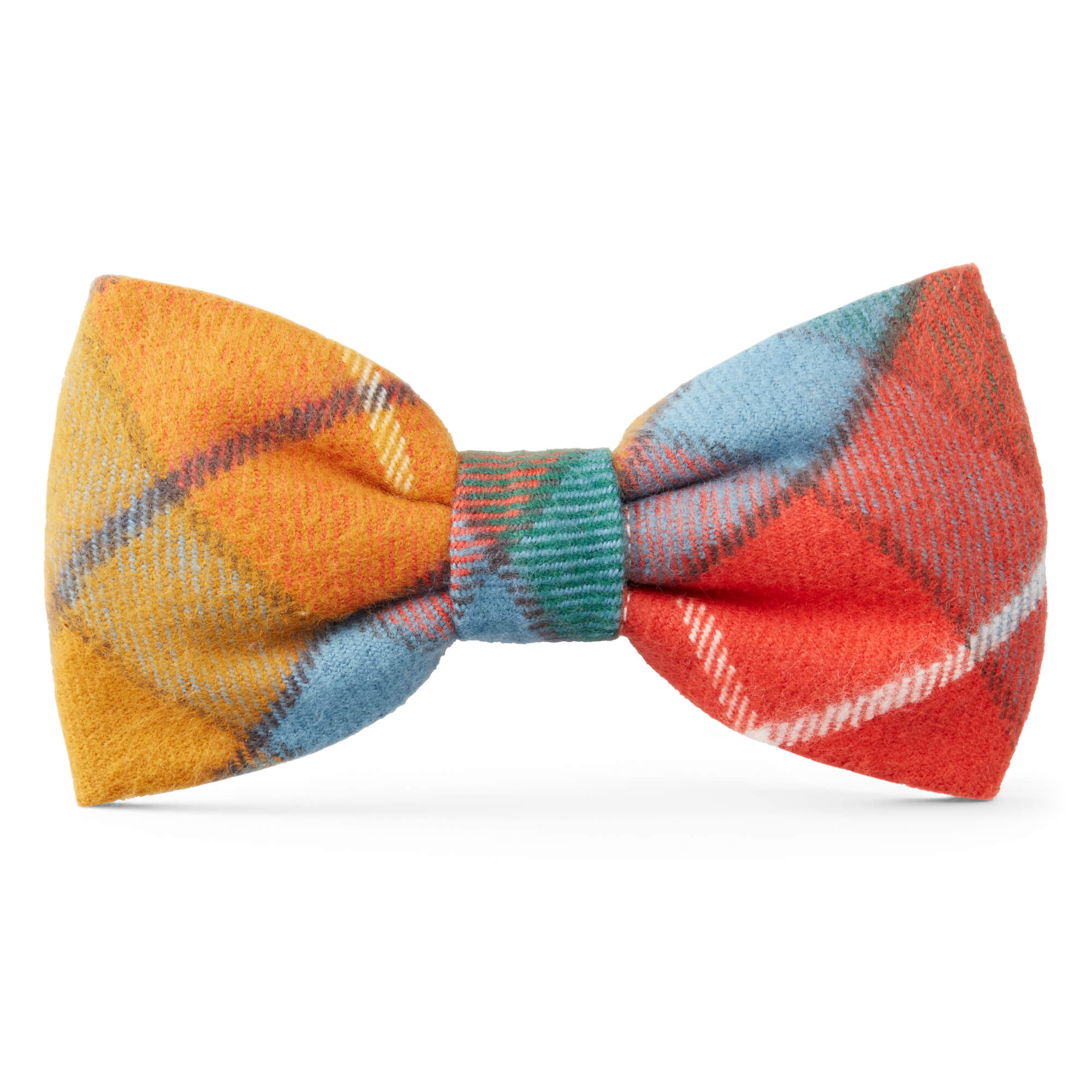 The Foggy Dog Buchanan Plaid Flannel Dog Bow Tie