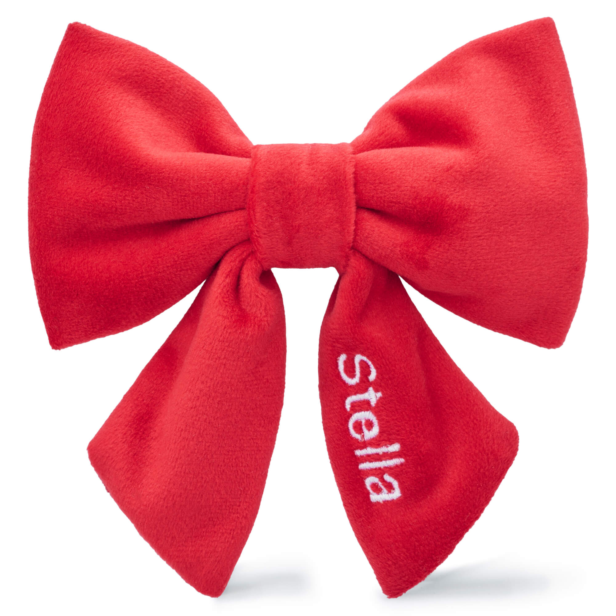 The Foggy Dog Cranberry Velvet Lady Dog Bow