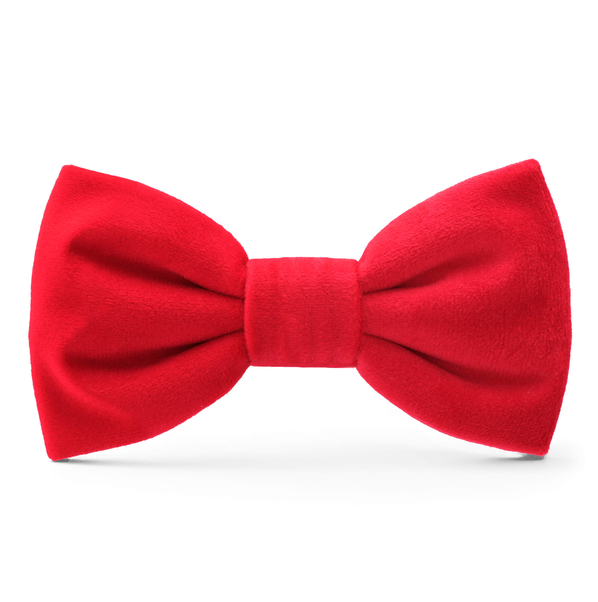The Foggy Dog Cranberry Velvet Dog Bow Tie