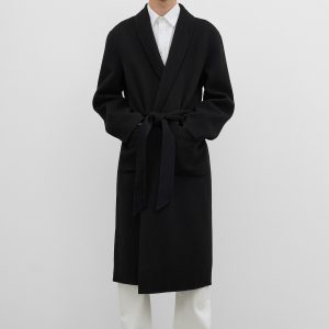 Toteme Studio Robe doublé coat black