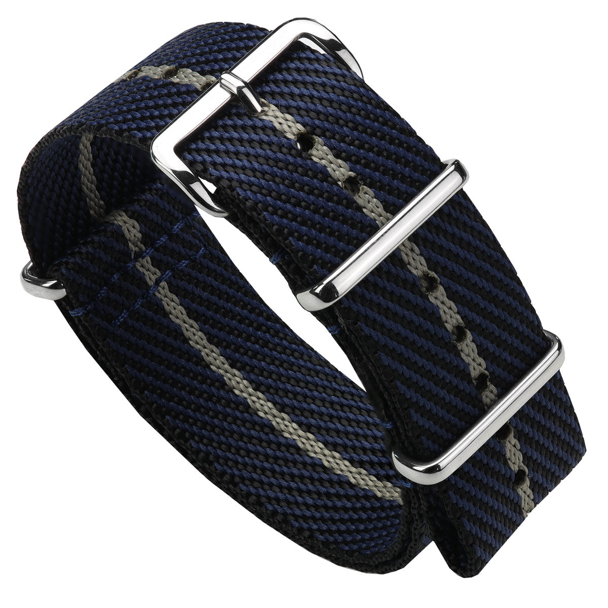 Duckworth Prestex Blue Nylon with Beige Stripe