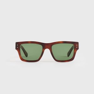 Toteme Studio Square sunglasses dark havana