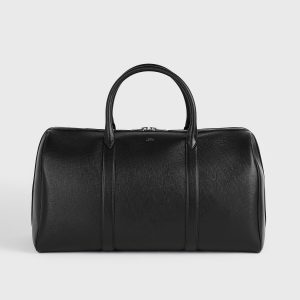 Toteme Studio Leather weekender black