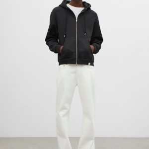 Toteme Studio Zip hoodie washed black