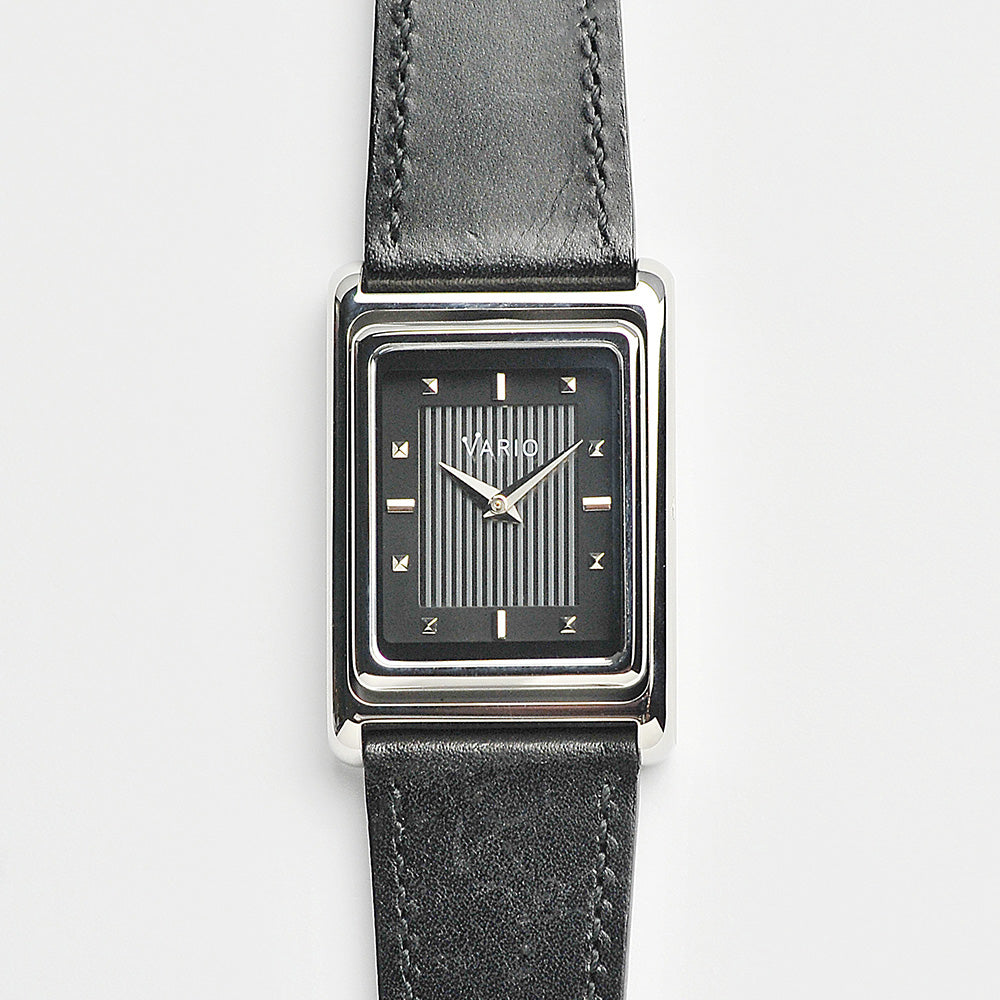 Vario VERSA Reversible Single Time Black Tuxedo Automatic Watch