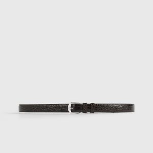 Toteme Studio 2.5cm classic belt dark brown