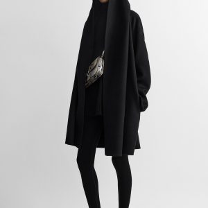 Toteme Studio Hoodie coat black