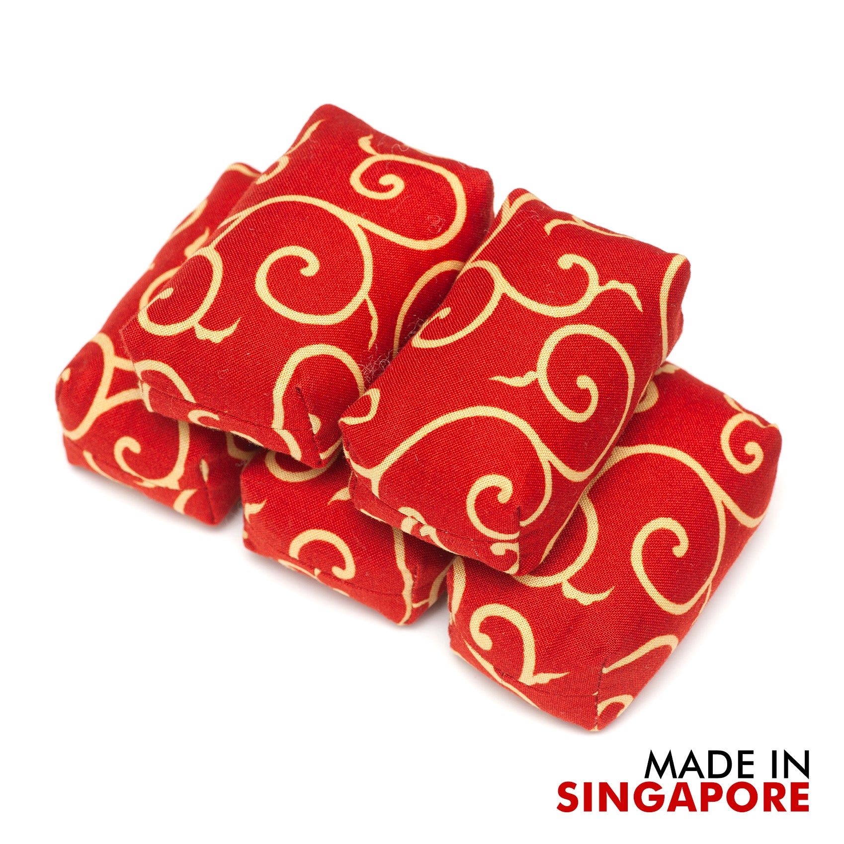 Vario x SAVH Handmade Crimson Karakusa Soft Watch Pillows