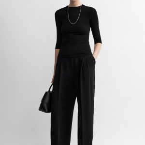 Toteme Studio Compact jersey top black