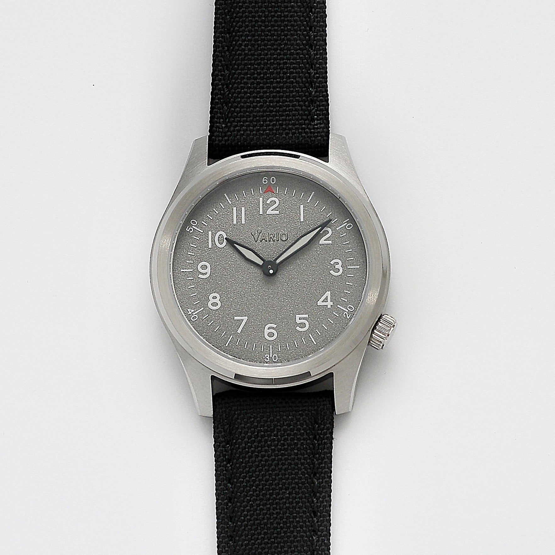 Vario 1945 A-11S Solar Quartz Eagle Grey Field Watch
