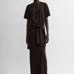 Toteme Studio Long knit skirt fondante