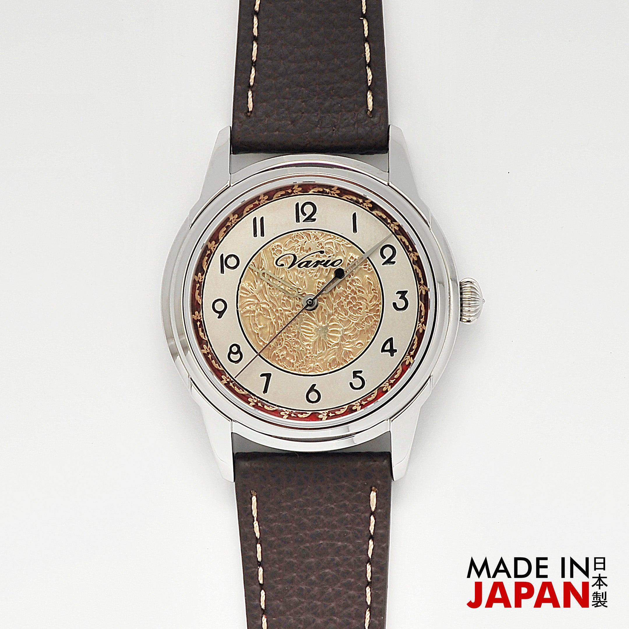 Vario Empire Art Nouveau Outer Red Handwound Dress Watch