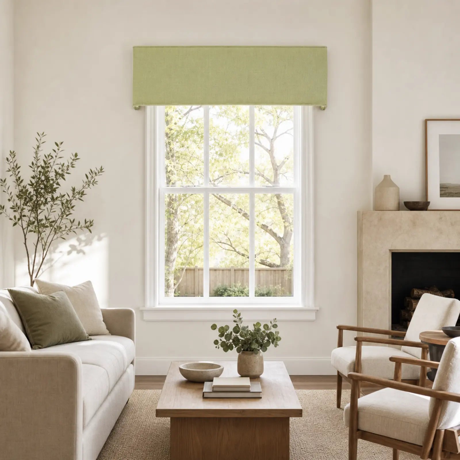 TWOPAGES Isabella Cotton Flat Cornice Board