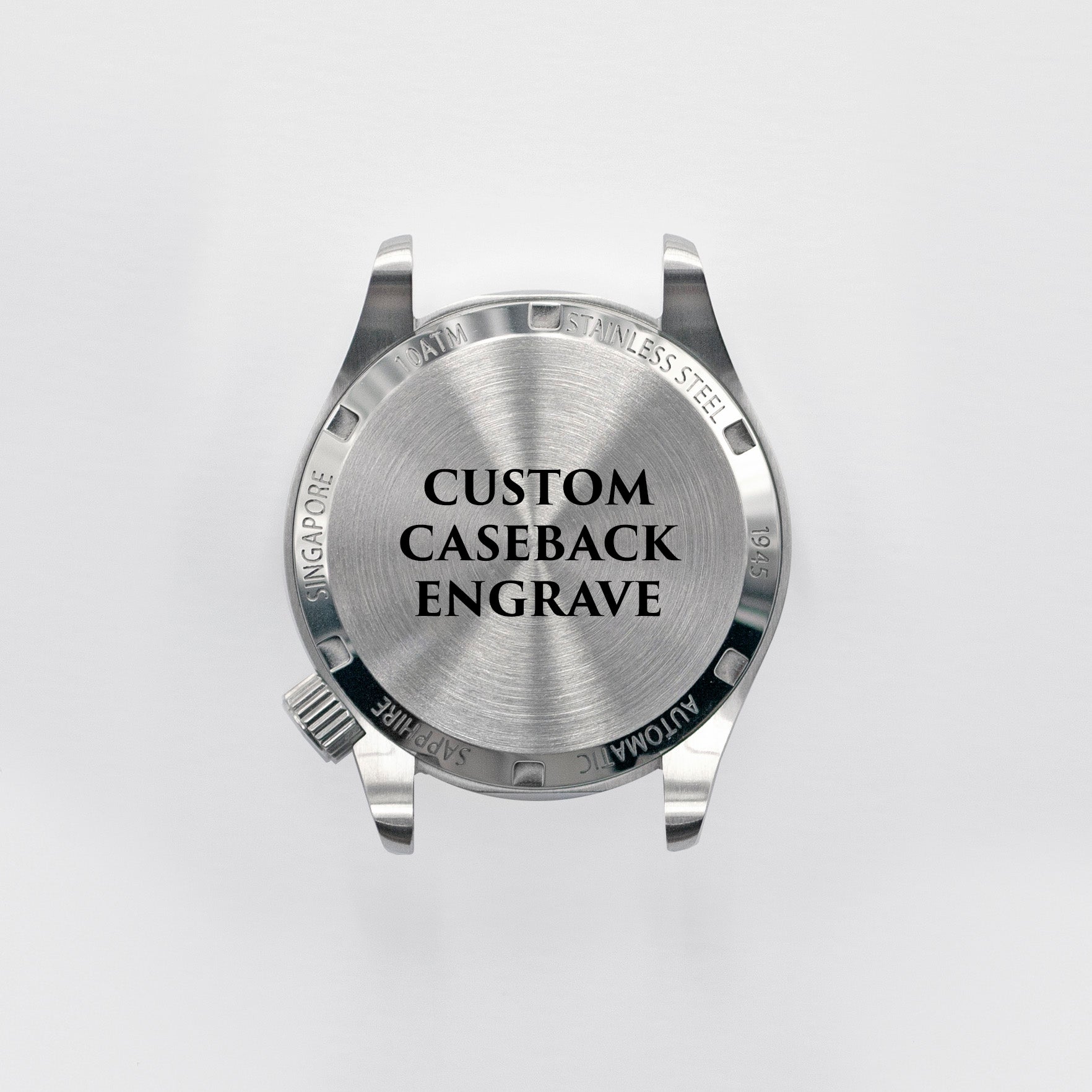Vario 1945 D12 Field Watch Caseback with Custom Engraving