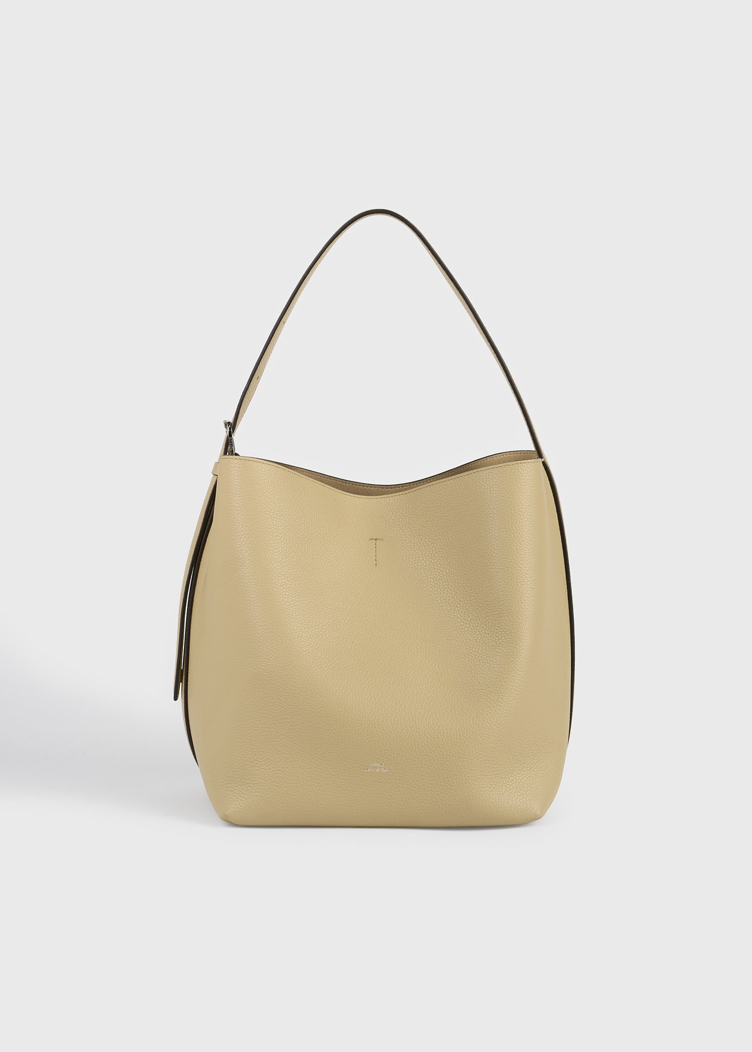 Toteme Studio Medium belted grained-leather tote cashew