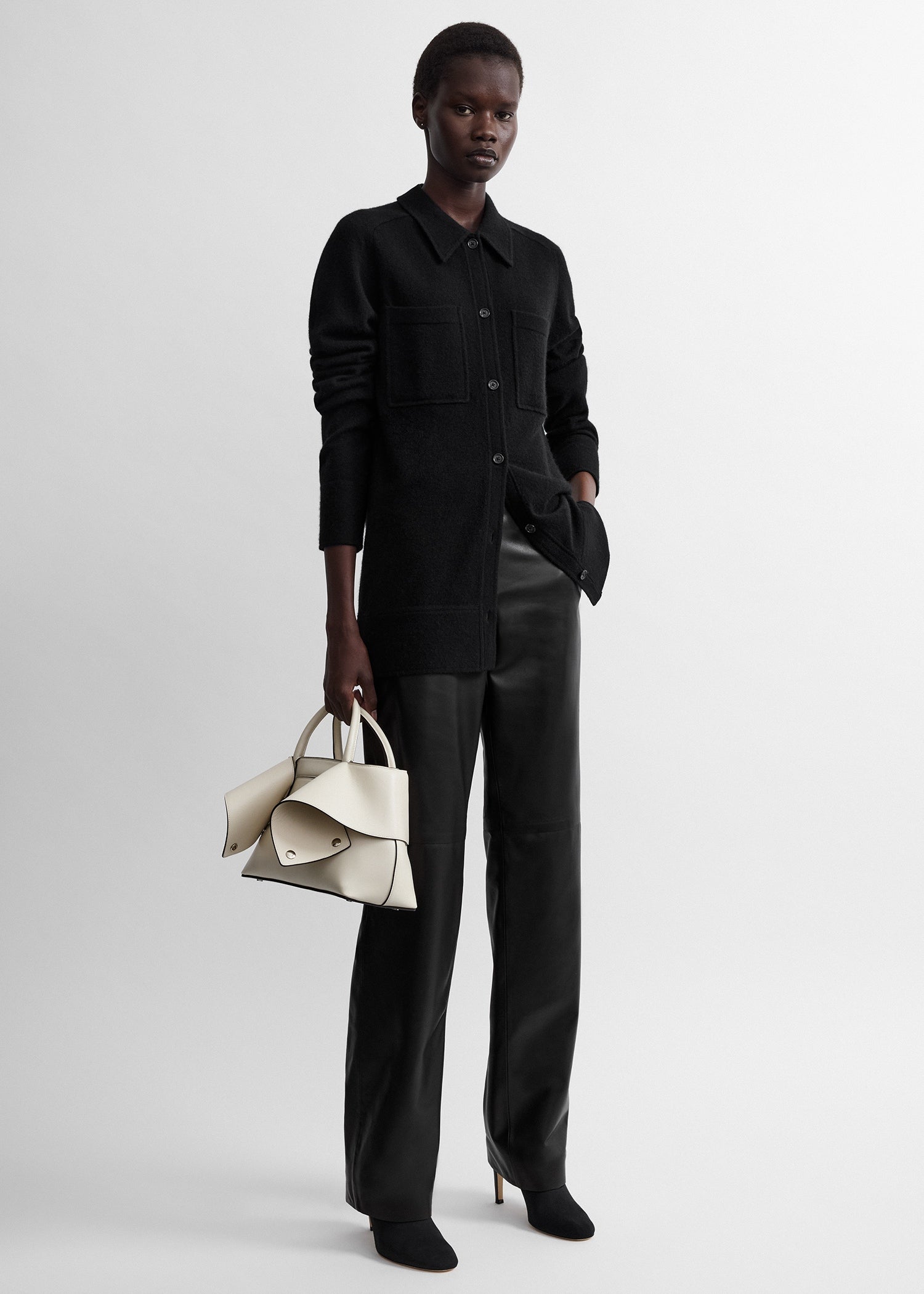 Toteme Studio Cashmere shirt black