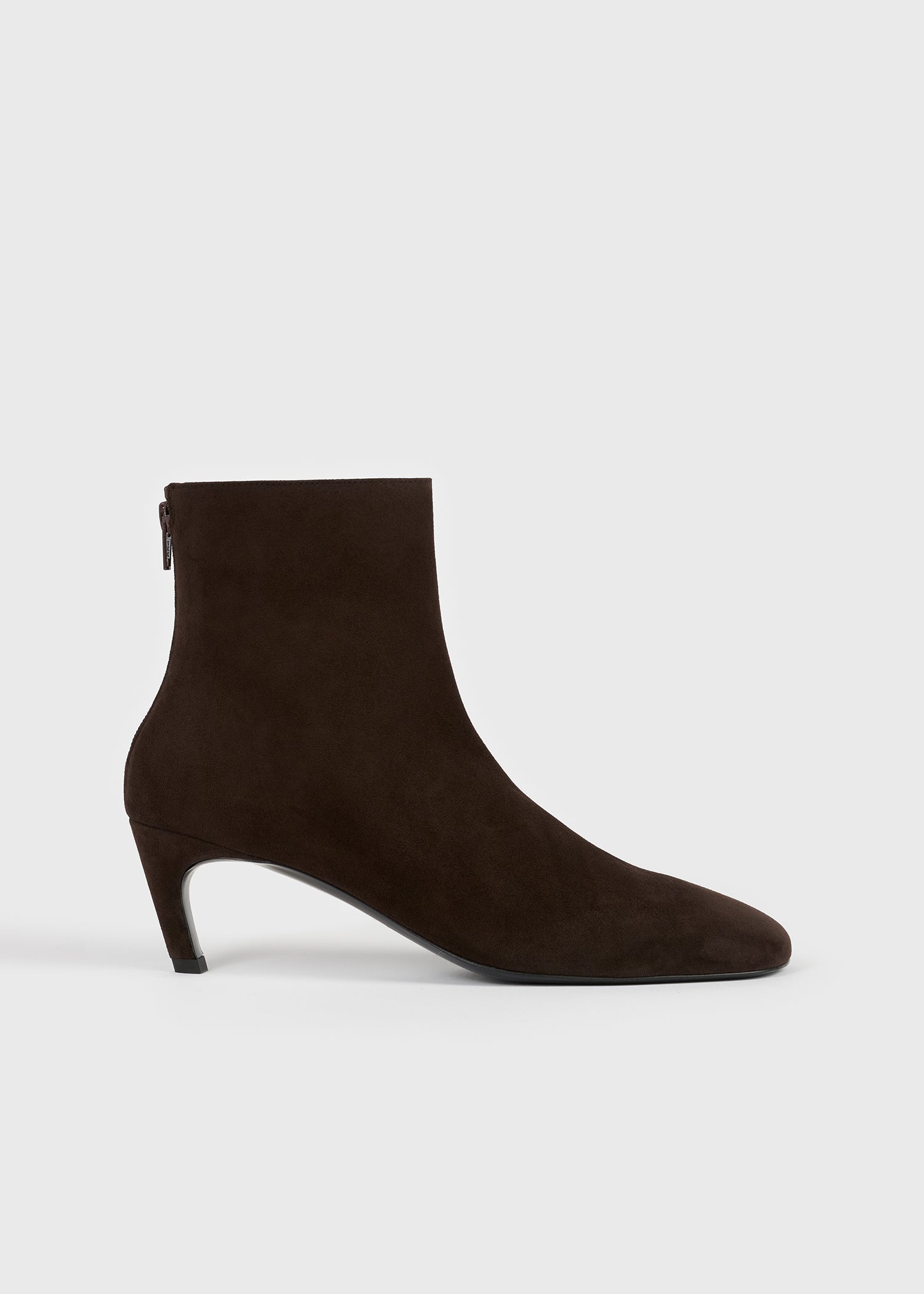 Toteme Studio Soft suede ankle boots brown