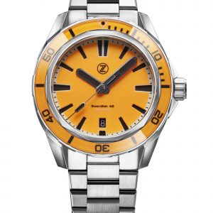 Zelos Swordfish 42mm SS 'Ember Orange'