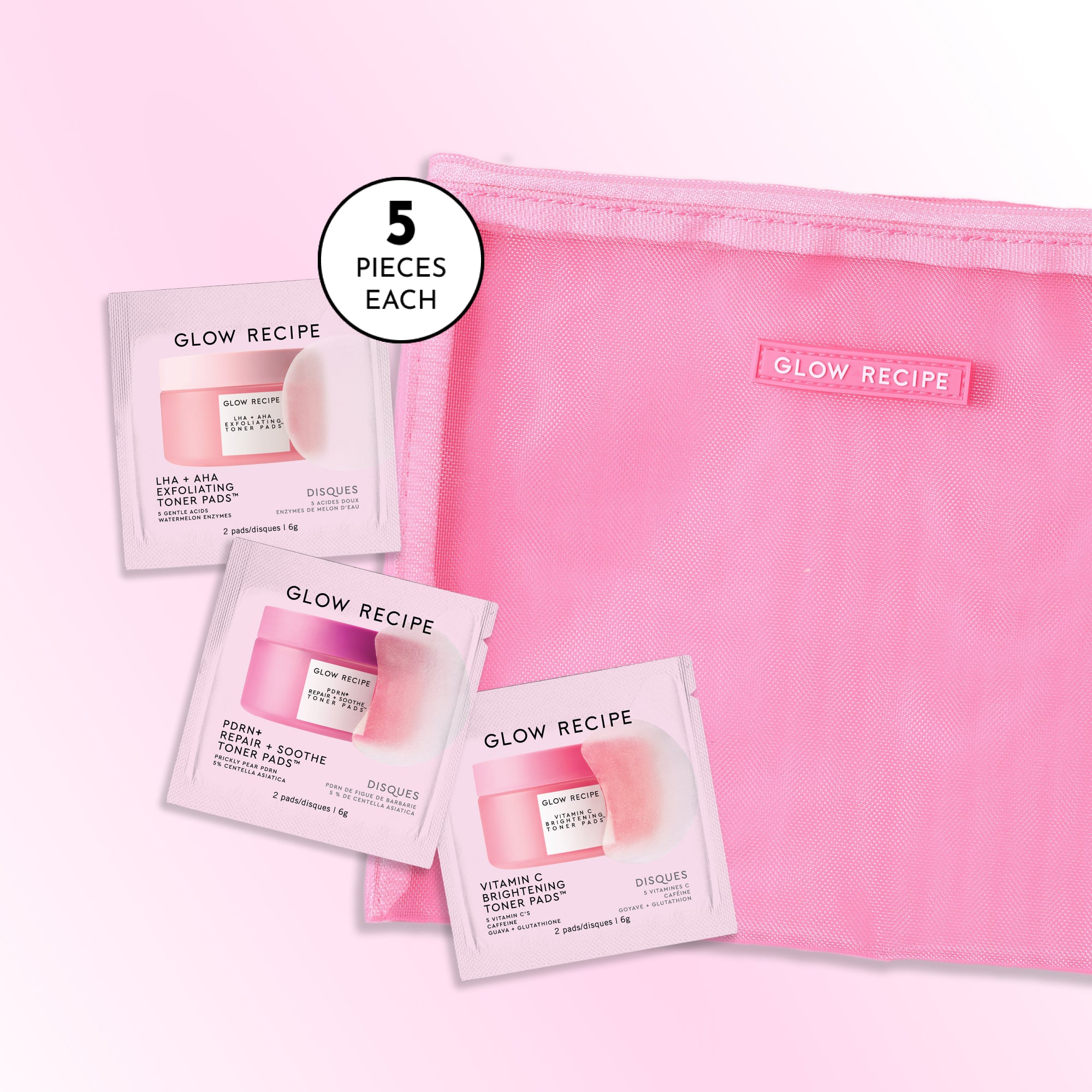 Glow Recipe Korean Toner Pad Trial & Travel Kit