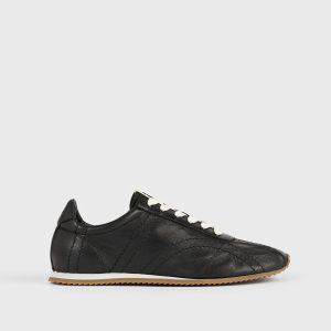 Toteme Studio Flex nappa sneakers black