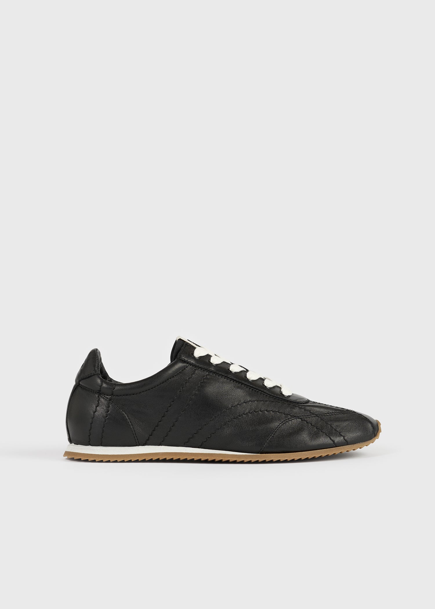 Toteme Studio Flex nappa sneakers black